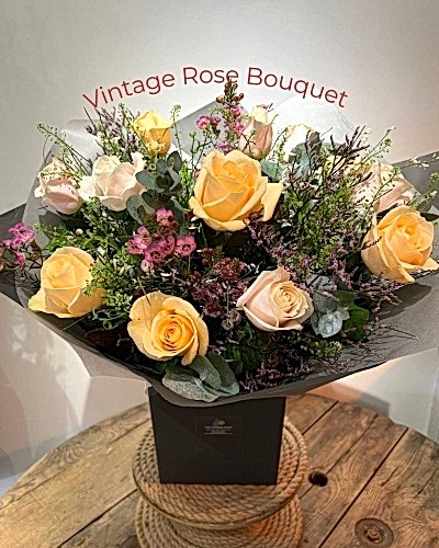 Vintage Rose Hand Tied