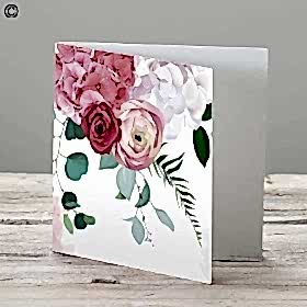 Precious Petals Blank Greetings Card