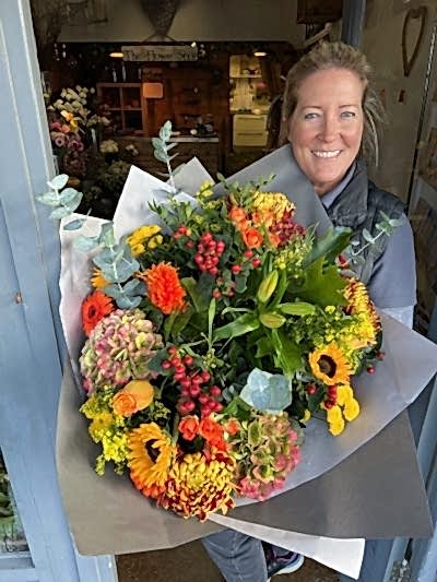 Autumnal Handtied Bouquet